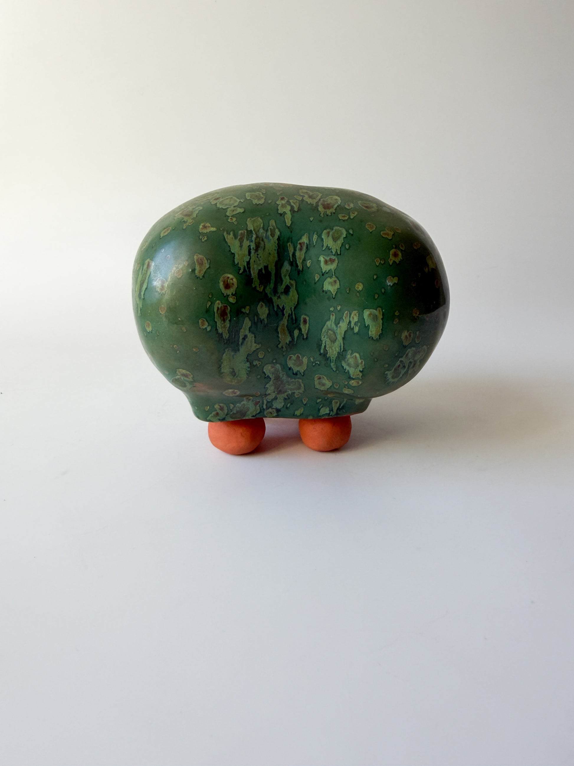 Small Handmade Terracotta Pottery Ikebana Vase