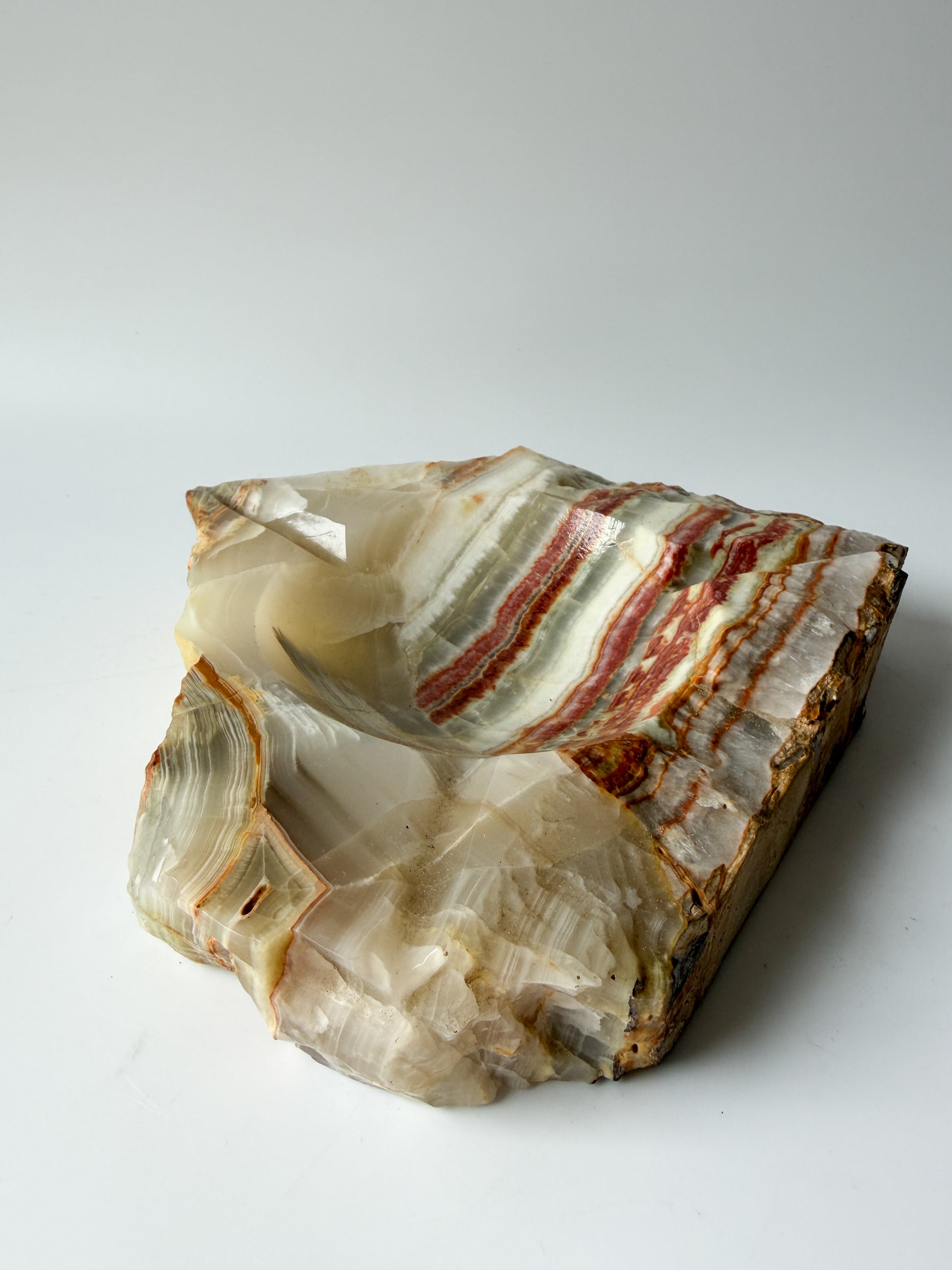 Vintage Onyx Ashtray Catchall