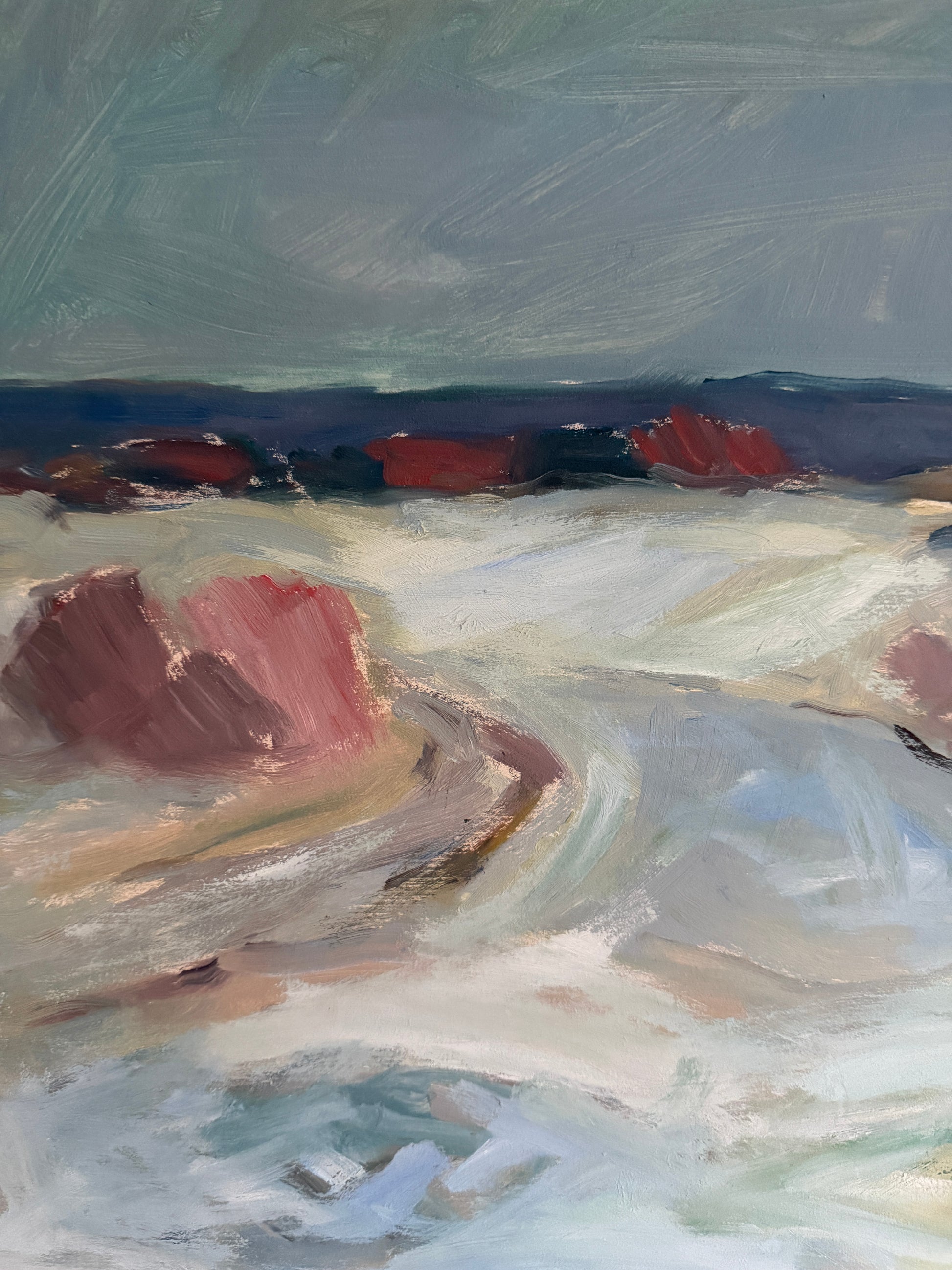 KNUT OLSON (1904-1978) - Ocean Oil Painting