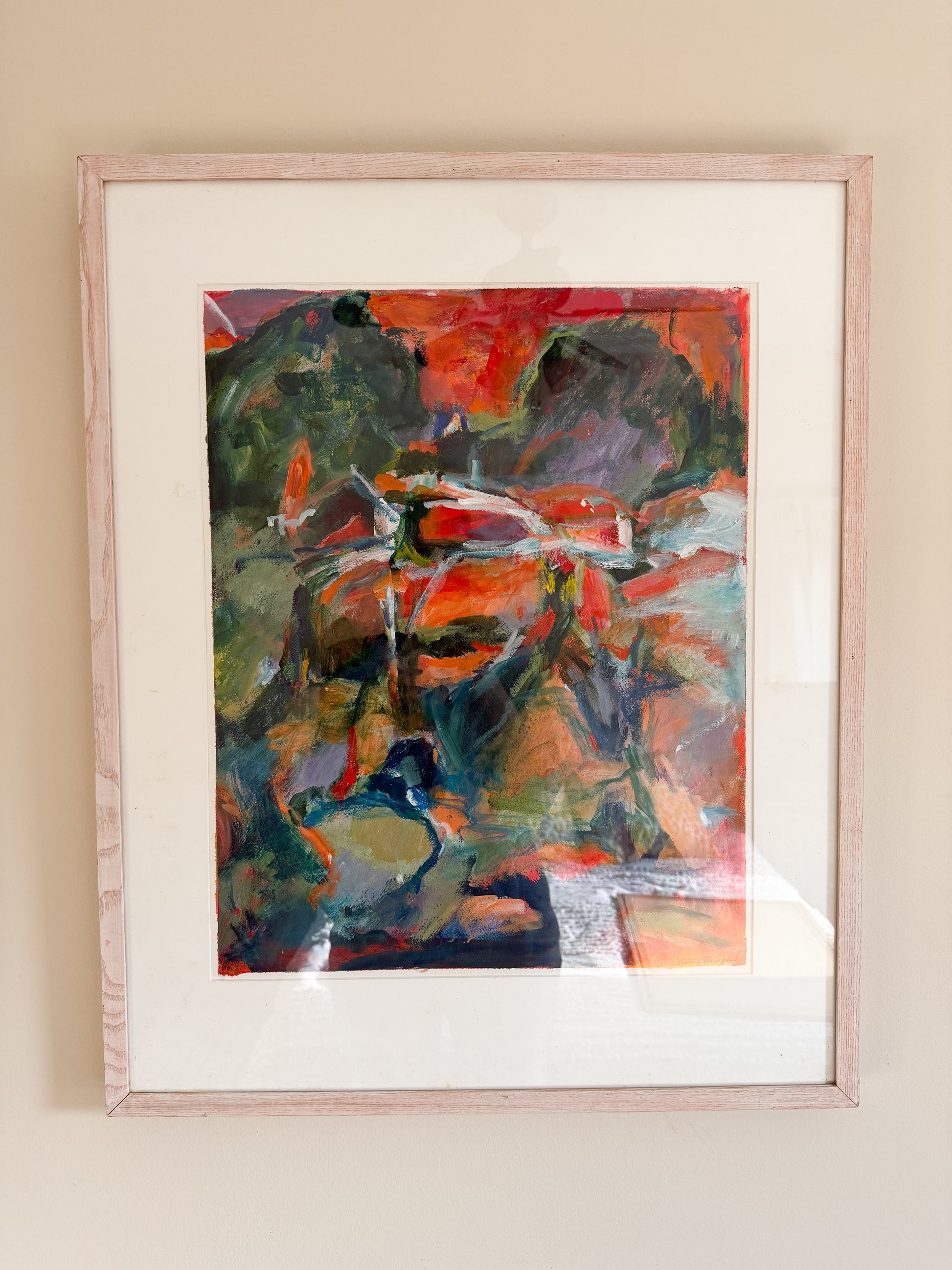 Framed Oil Painting by Norma B. Flanagan #1