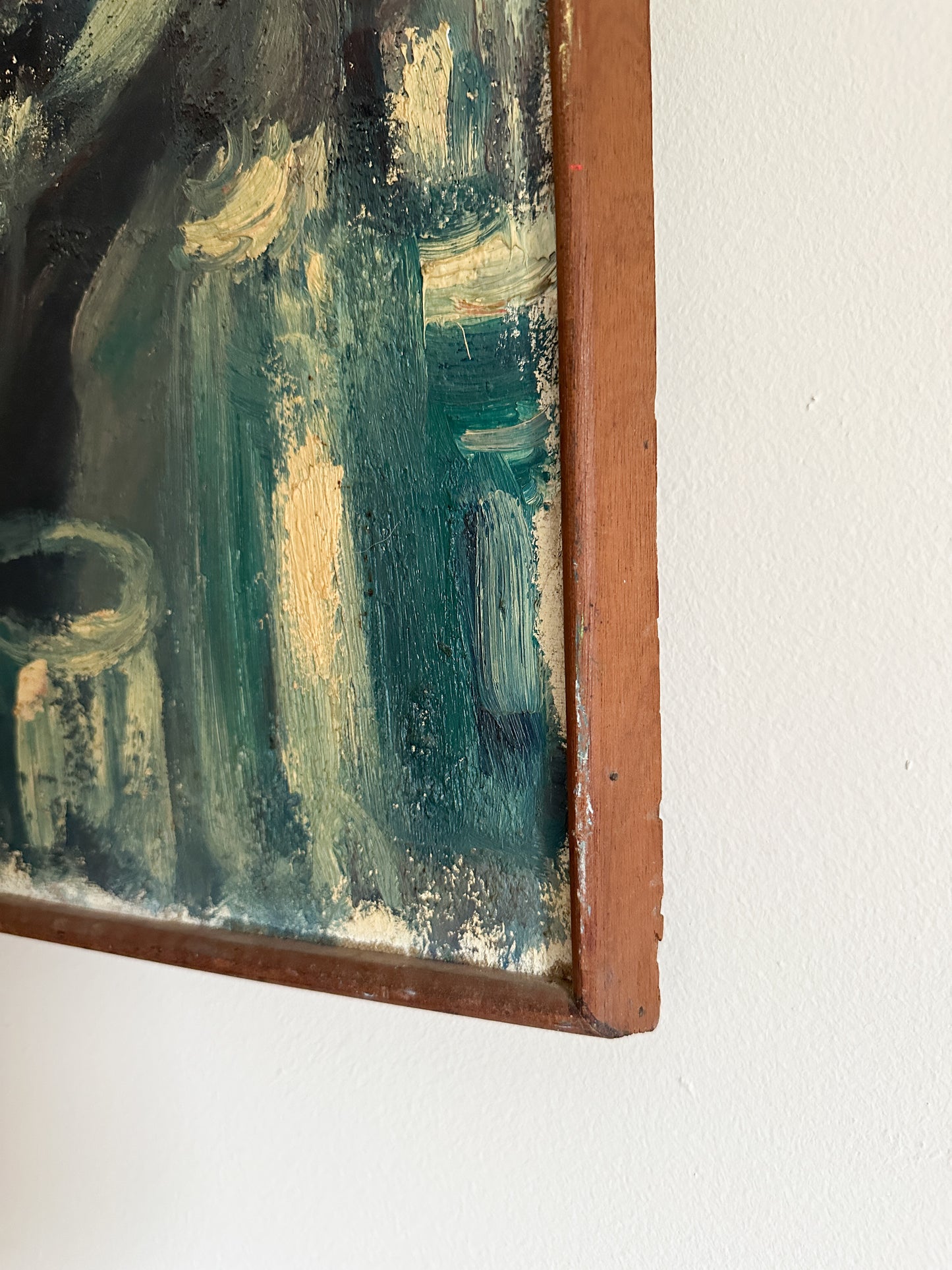 Vintage Impasto Oil Painting (signed)