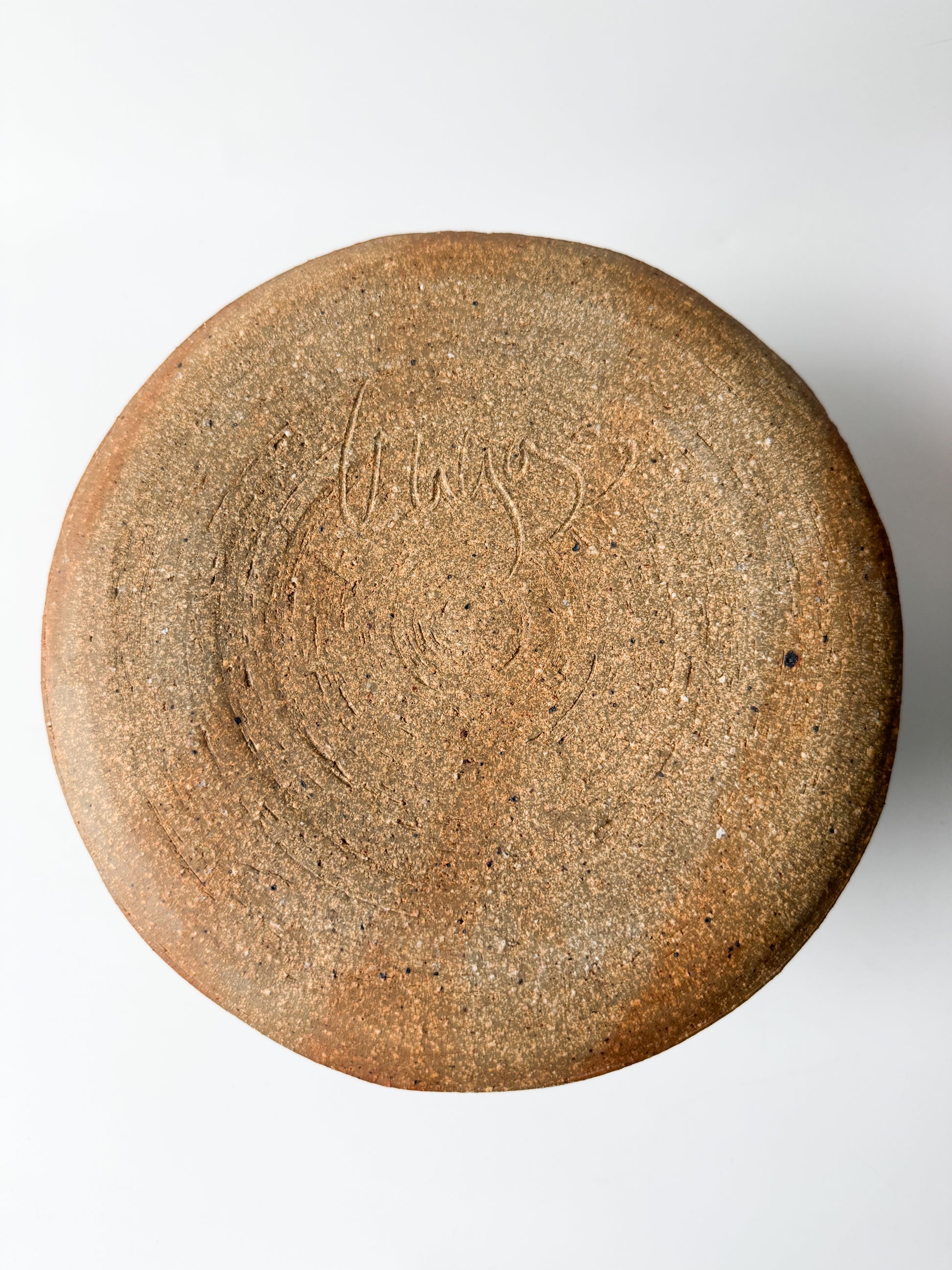 Brown and Tan Artist Pottery Vase (Small)