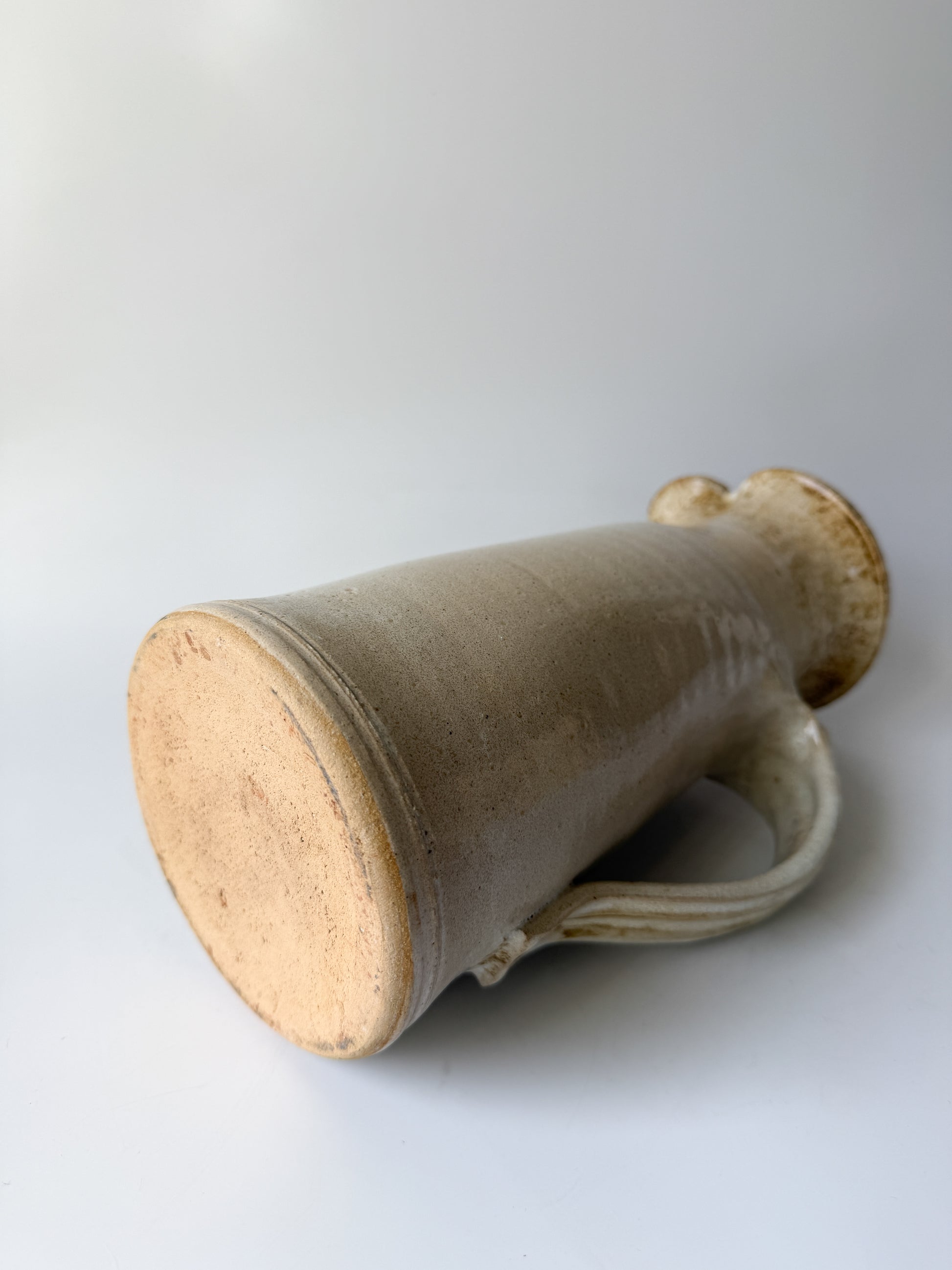 Tall Handmade Pottery Pitcher