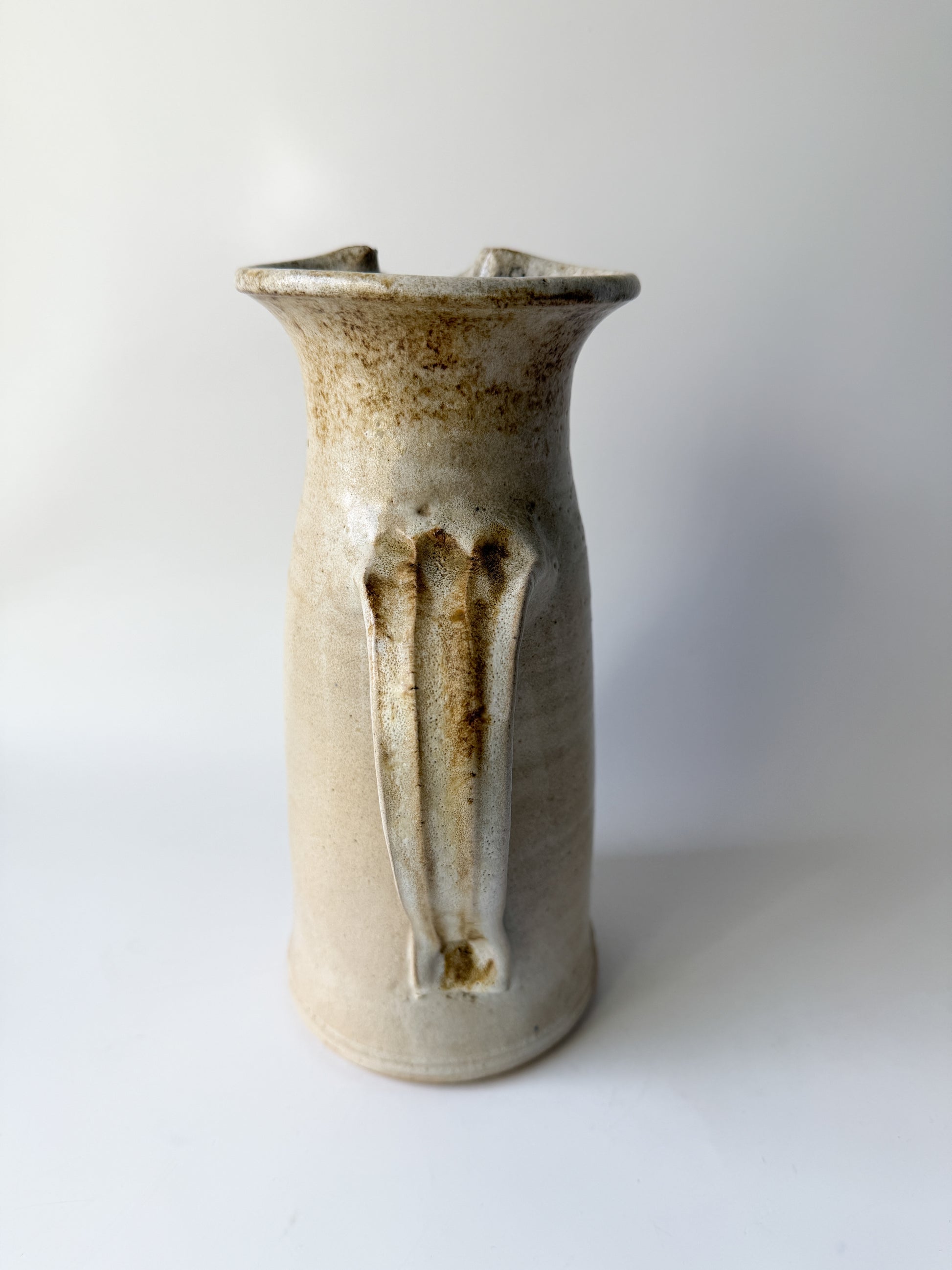 Tall Handmade Pottery Pitcher