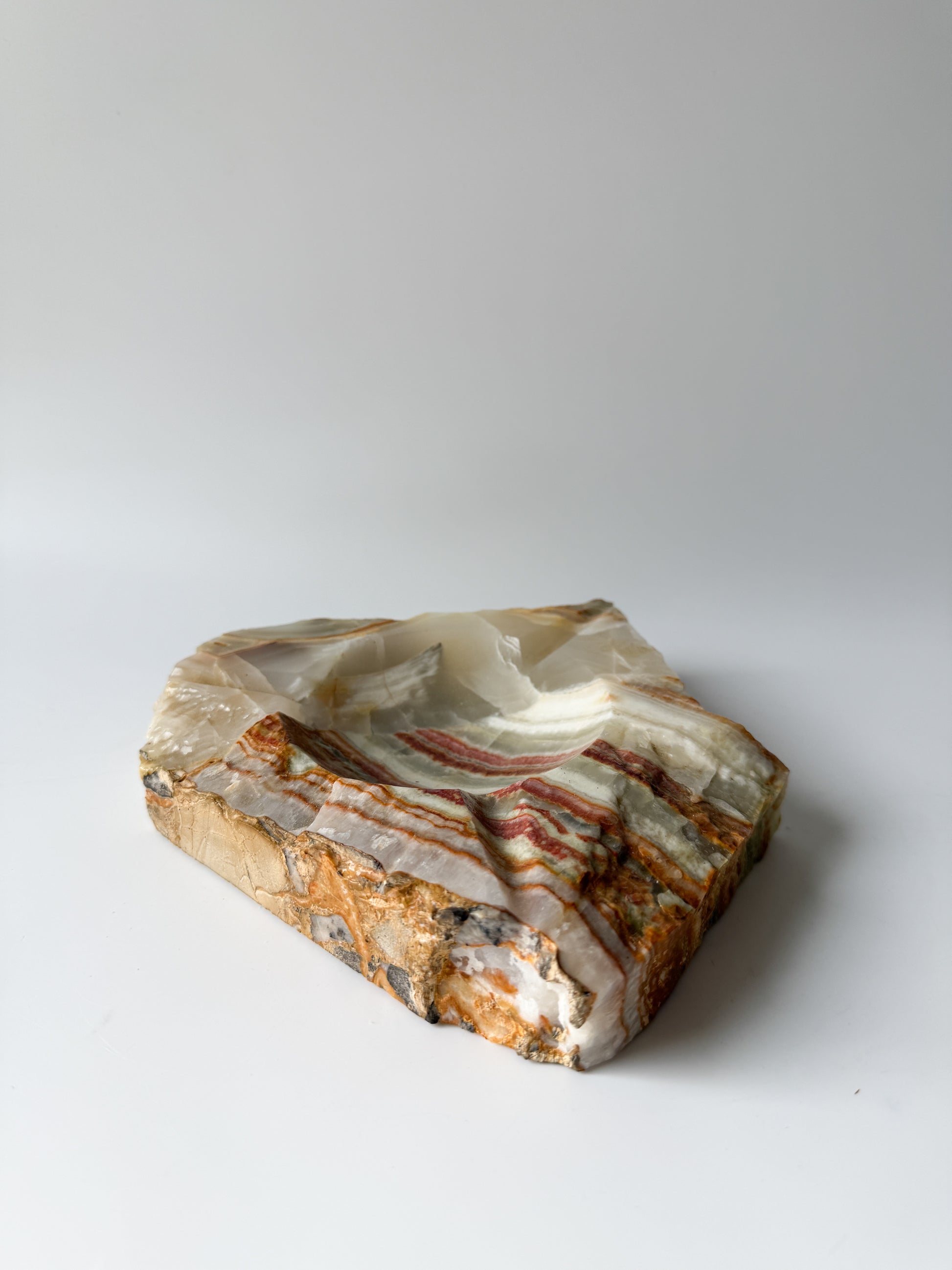 Vintage Onyx Ashtray Catchall