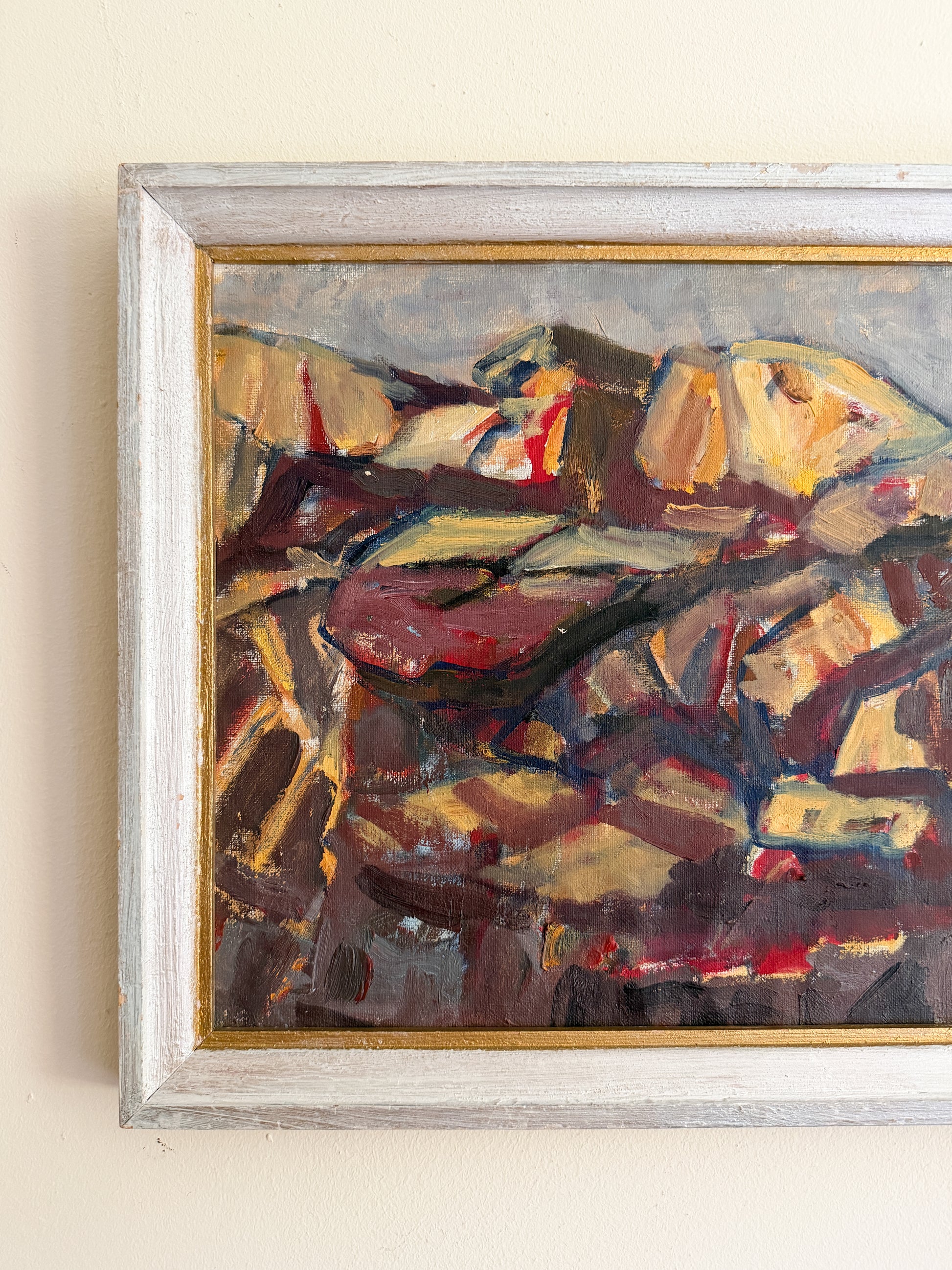 EBBA ÅKERSTRÖM - Mountain Abstract Oil on Canvas