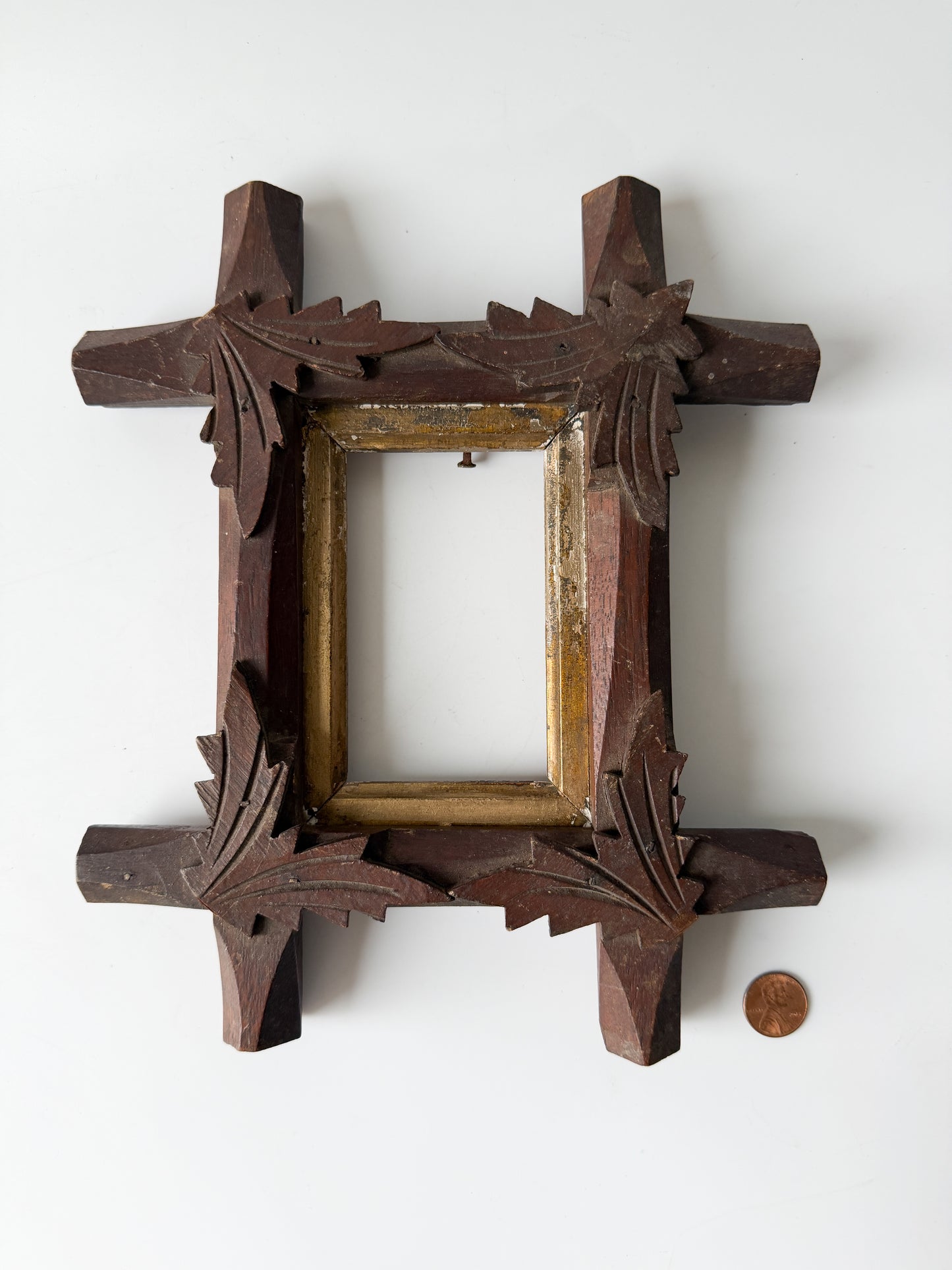 Small Vintage Wood Adirondack Frame