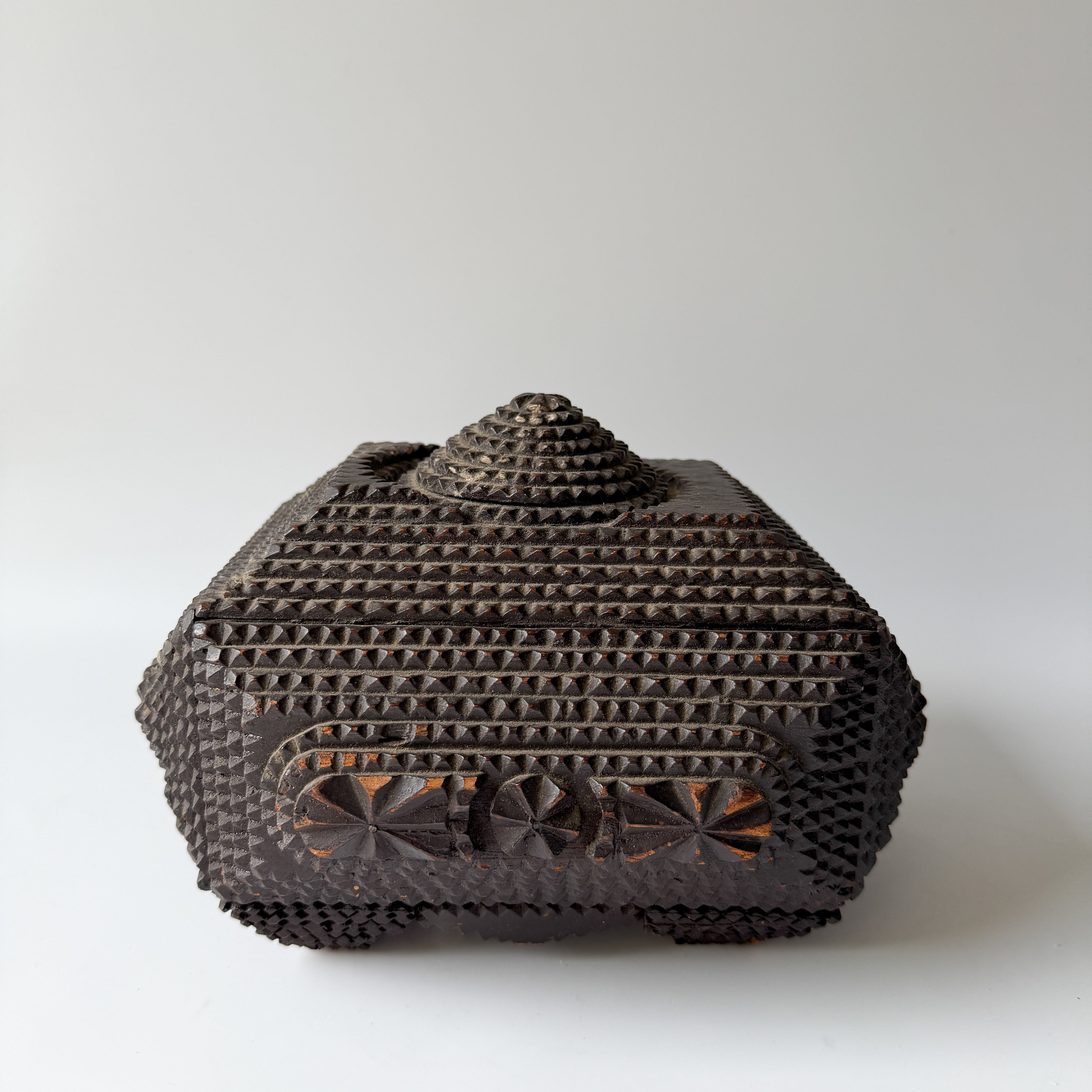 Antique Tramp Art Box