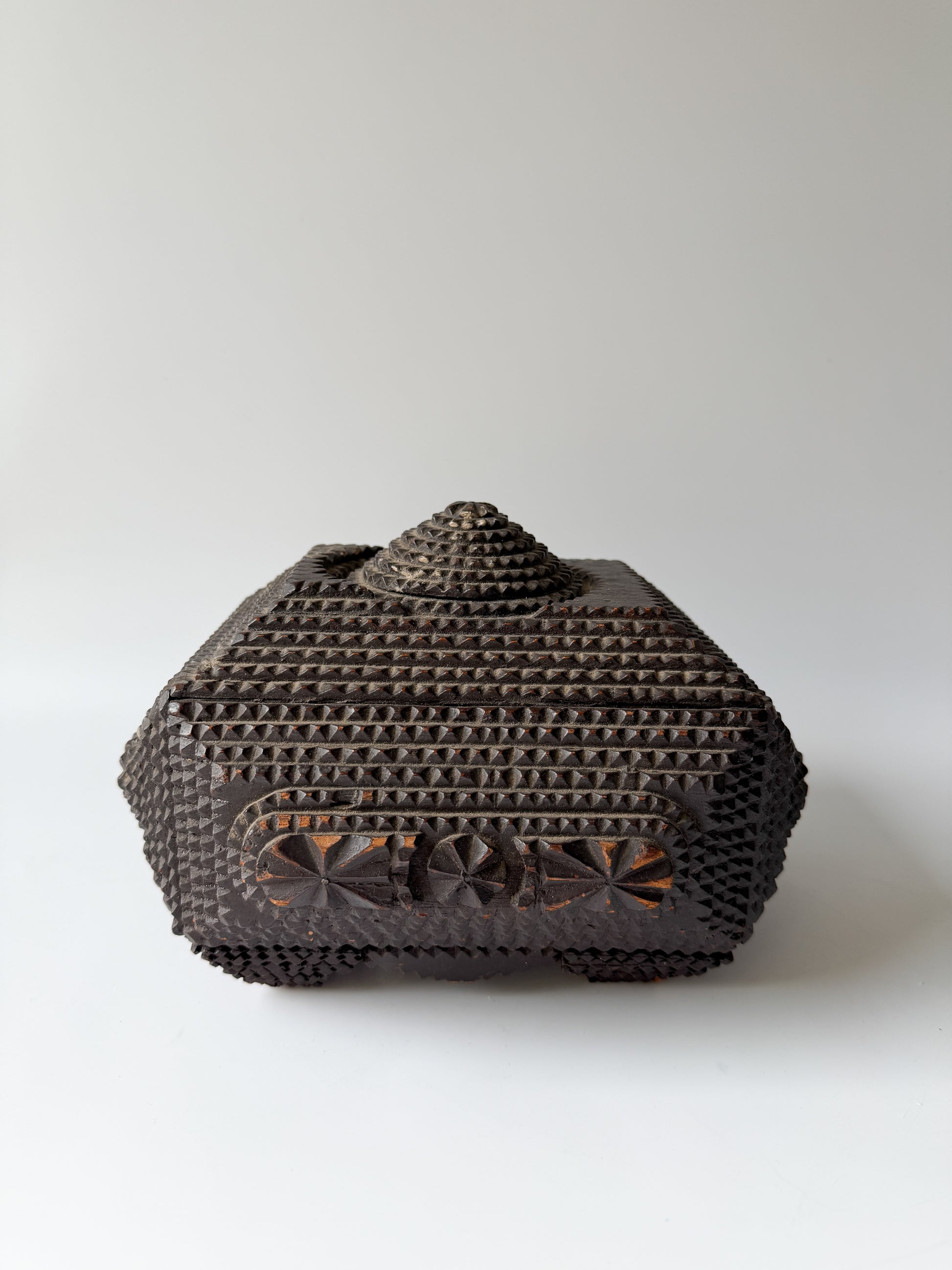 Antique Tramp Art Box