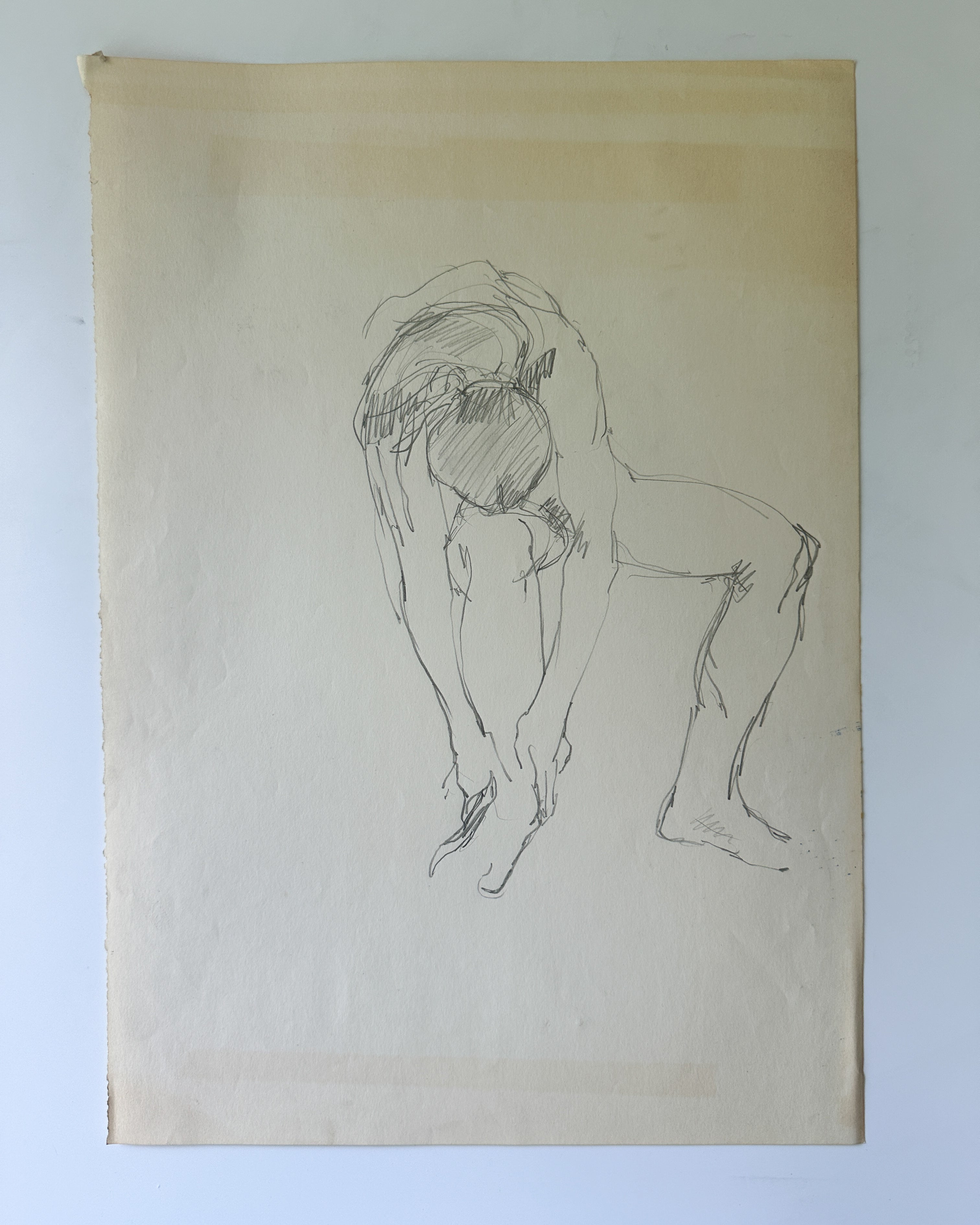 Dancer Pencil Sketch by Jane Matteson (12"W x 18"H)