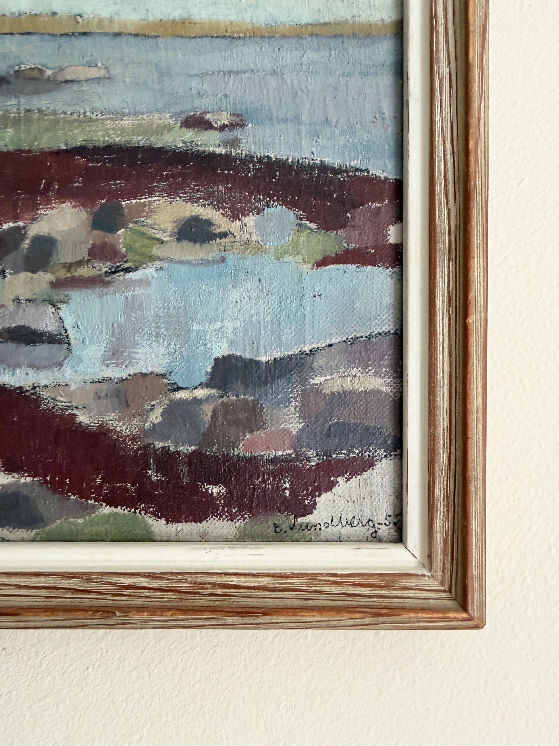 BERTIL LUNDBERG - Vintage Oil Painting on Canvas