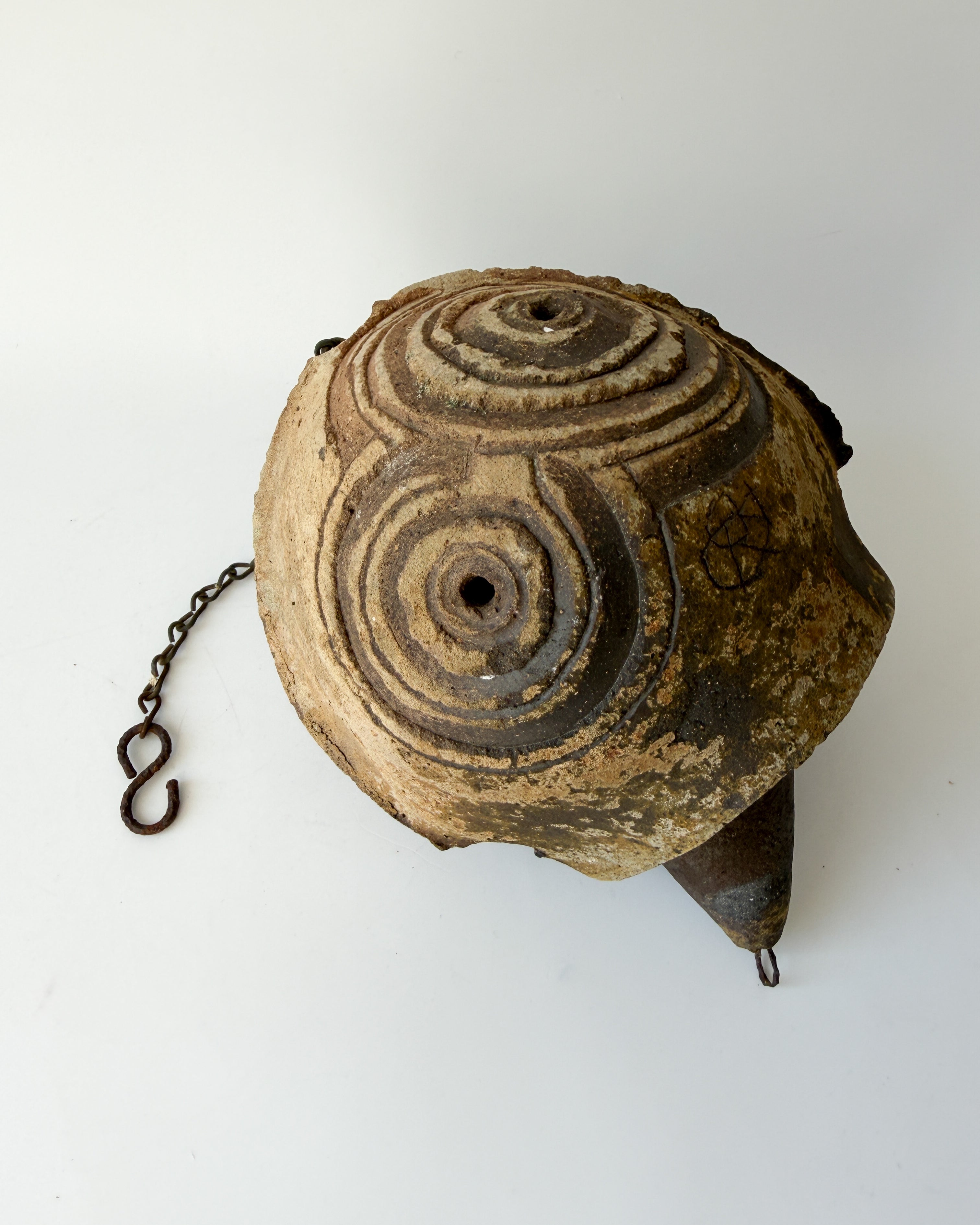 Brutalist Pottery Wind Chime