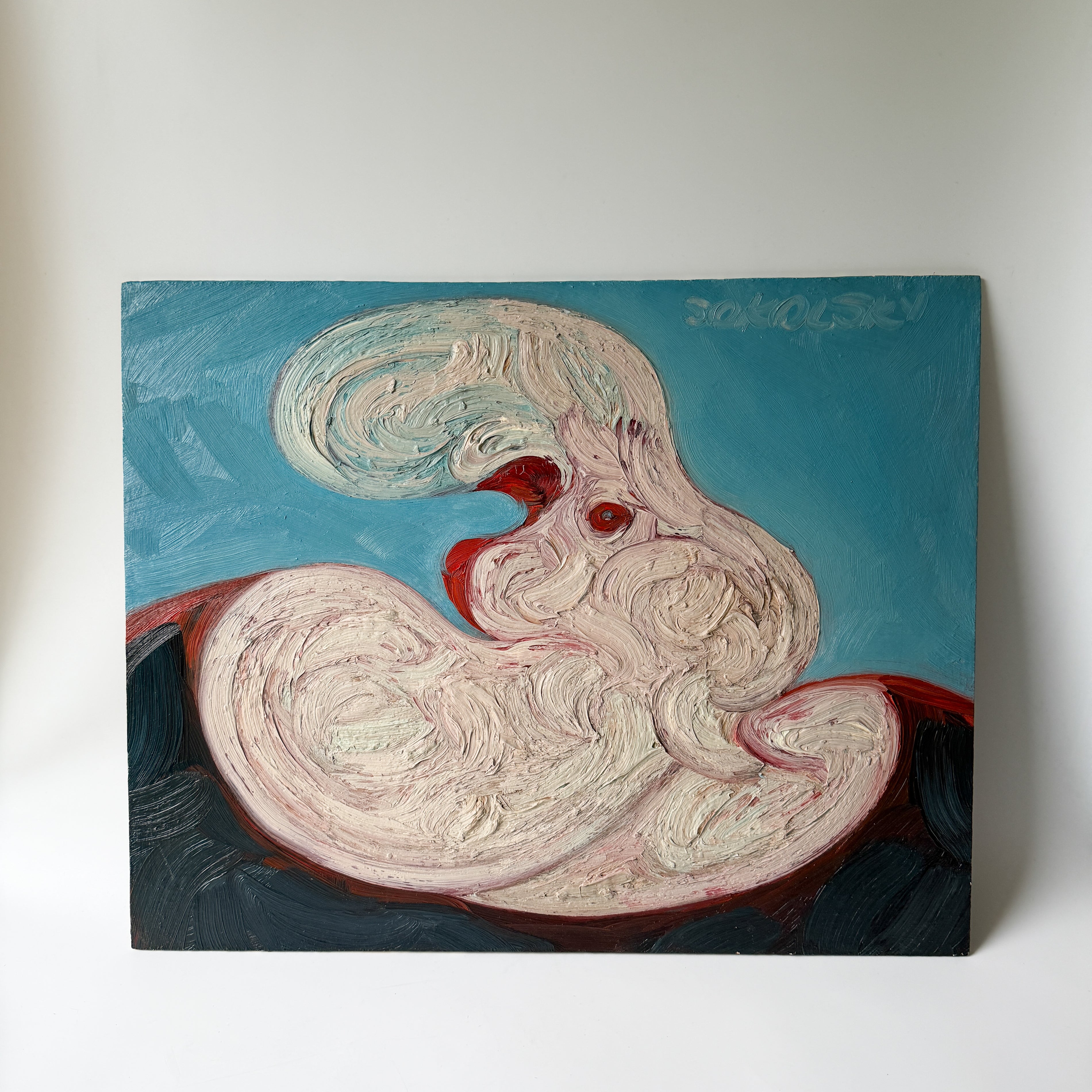 Morris Sokolsky - Oil Impasto on Board 20"W x 16"H - Unframed
