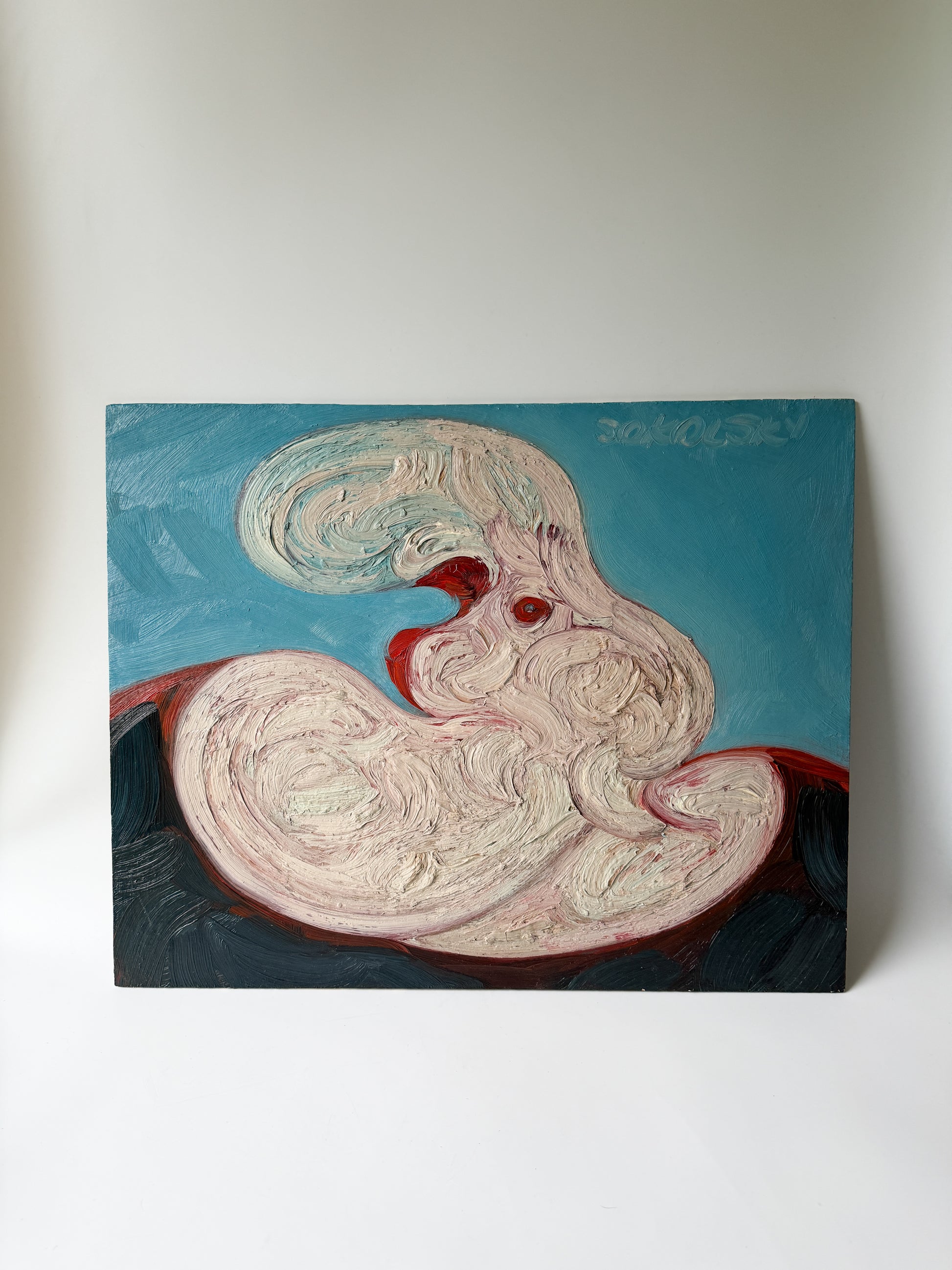 Morris Sokolsky - Oil Impasto on Board 20"W x 16"H - Unframed