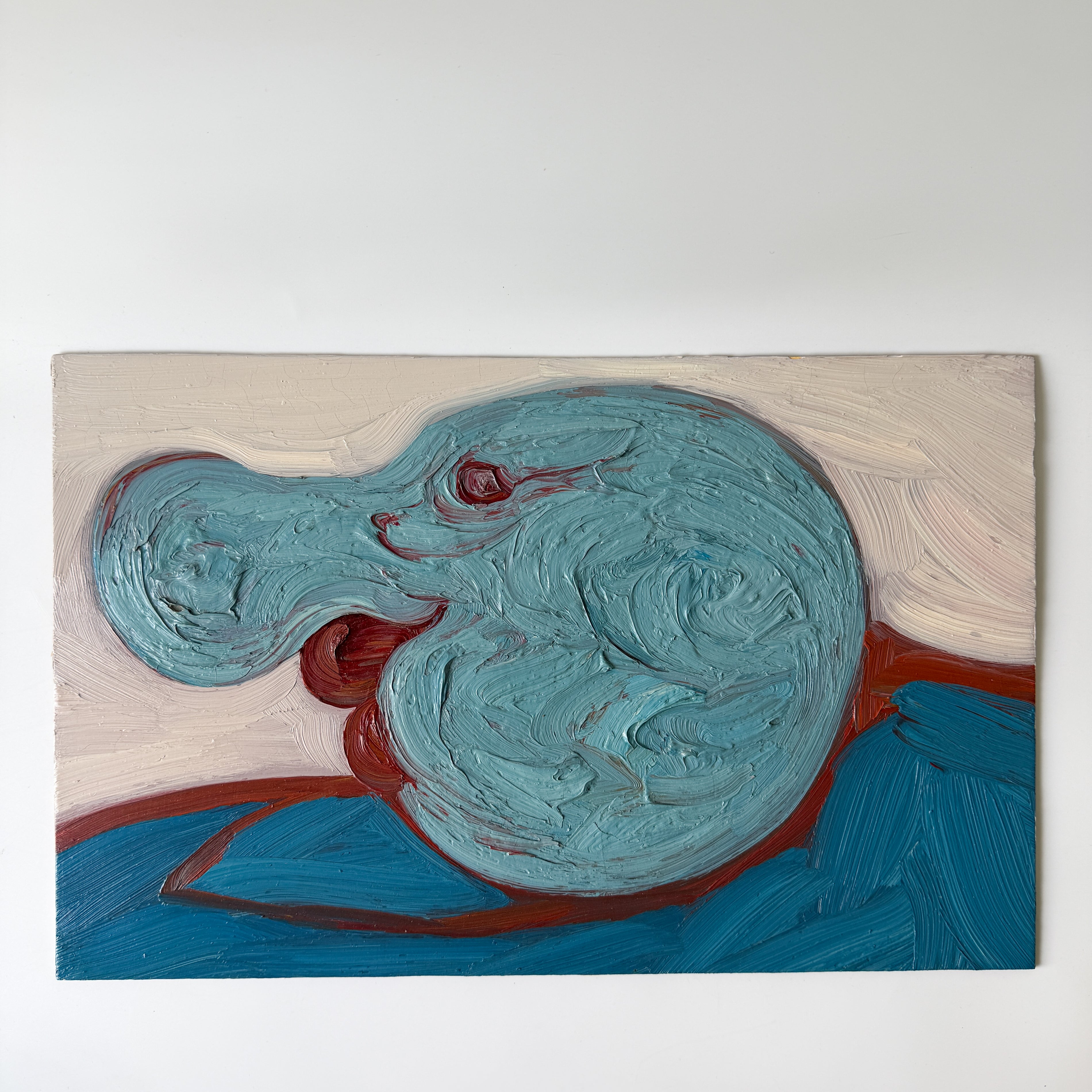 Morris Sokolsky - Oil Impasto on Board 16"W x 10"H - Unframed