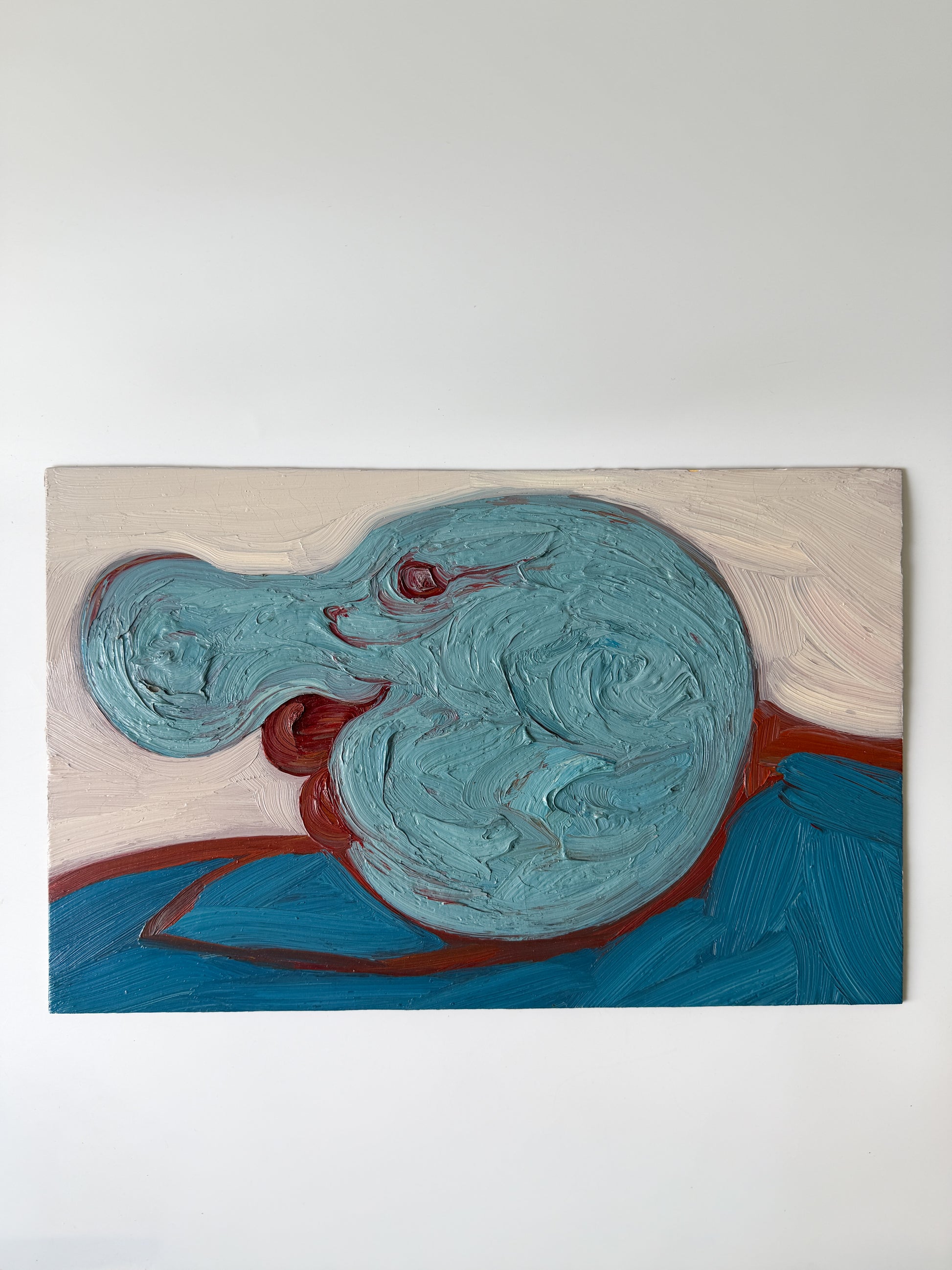 Morris Sokolsky - Oil Impasto on Board 16"W x 10"H - Unframed