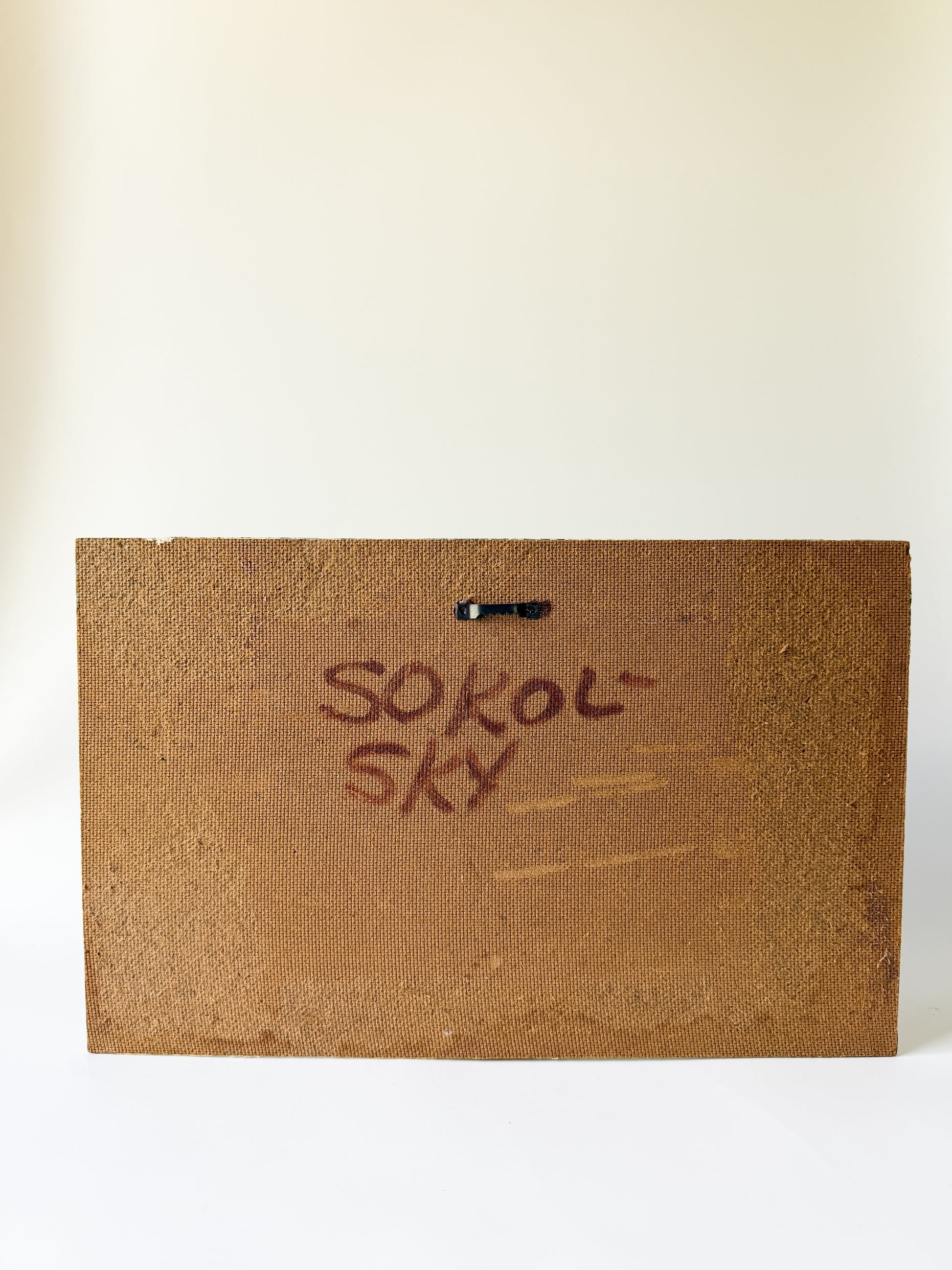 Morris Sokolsky - Oil Impasto on Board 16"W x 10"H - Unframed