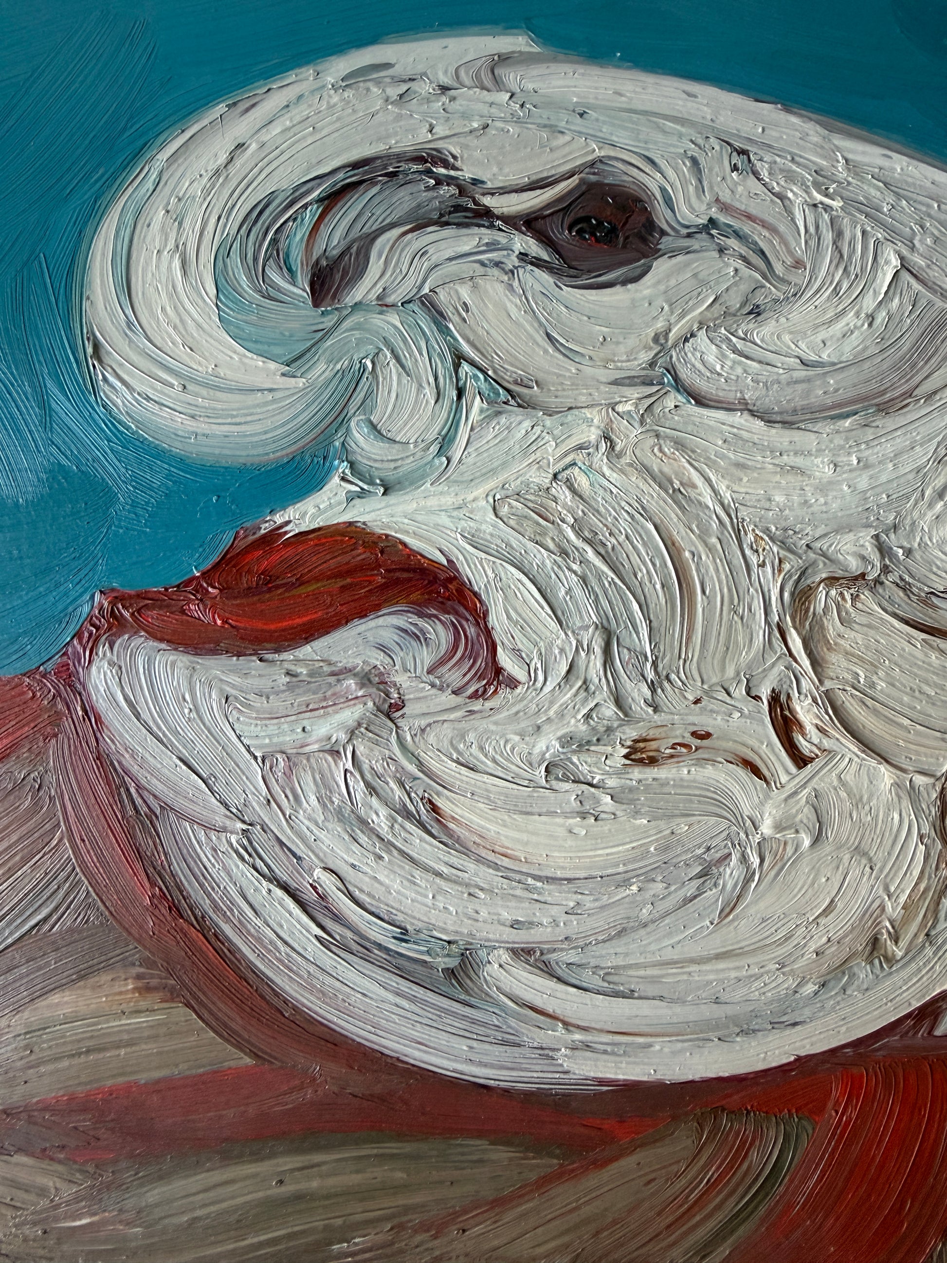 Morris Sokolsky - Oil Impasto on Board 16"W x 10"H - Unframed